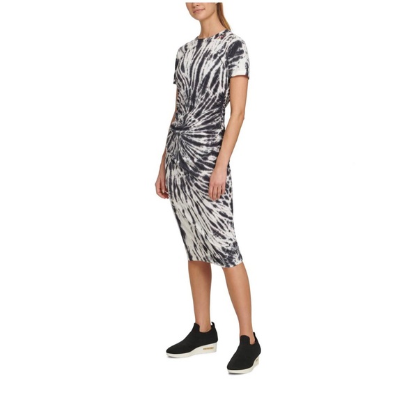 Dkny Dresses & Skirts - NWT DKNY TIE-DYE RUCHED T-SHIRT DRESS Dkny Dresses & Skirts - NWT DKNY TIE-DYE RUCHED T-SHIRT DRESS